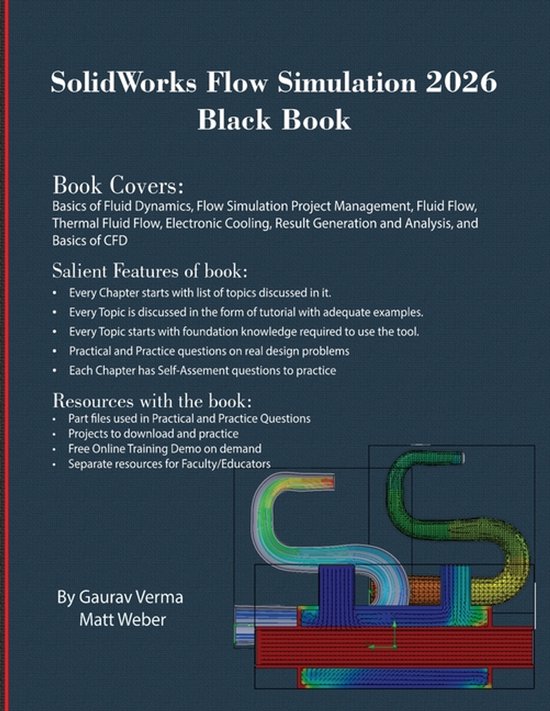 SolidWorks Flow Simulation 2026 Black Book - cover