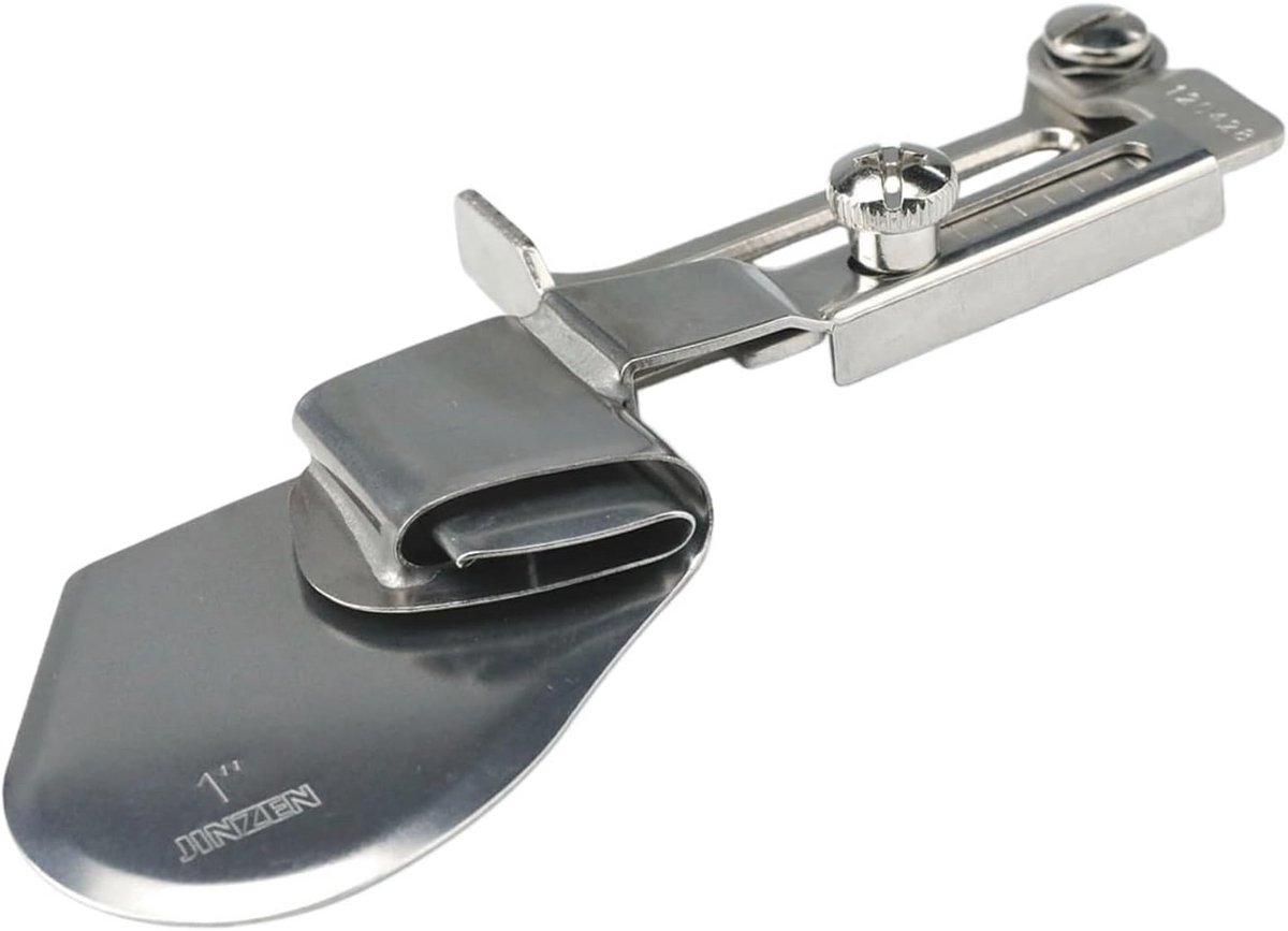 Overlock Swing Hemmer Folder/Binder voor Enkele Naald Naaimachines - 1 Inch Afwerking