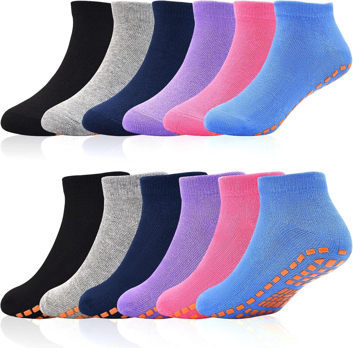 Antislip Trampolinesokken voor Kinderen - Grip Sokken voor Jongens en Meisjes (2-13 Jaar)