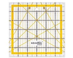 Patchwork Quilting Ruler Set - 15 x 15cm Non-Slip Acrylic Square Ruler voor Precise Naaiprojecten