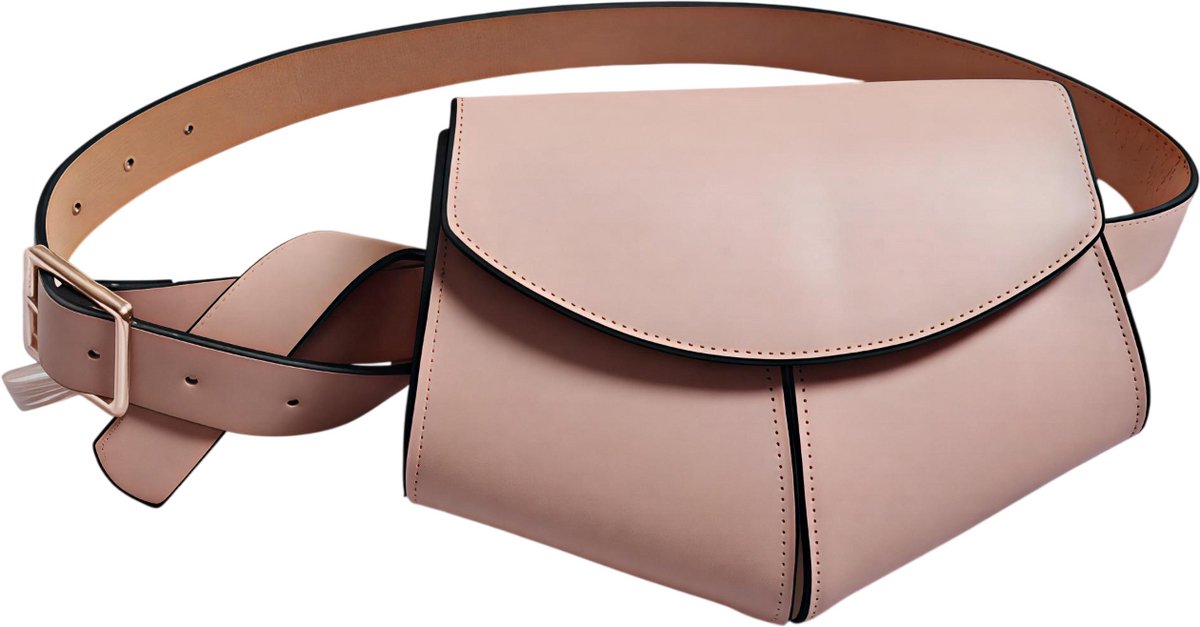 Trendy Dames Heuptas – Kleine Tas, Riemtasje & Crossbody, Stijlvol, Praktisch, Veelzijdig, Verstelbaar en Perfect voor Dagelijks Gebruik-Roze