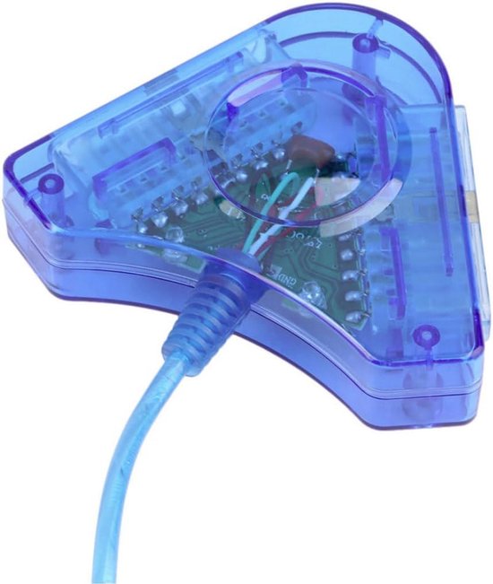 Dual USB Adapter voor PS1 en PS2 Controllers naar PC - Plug & Play | bol