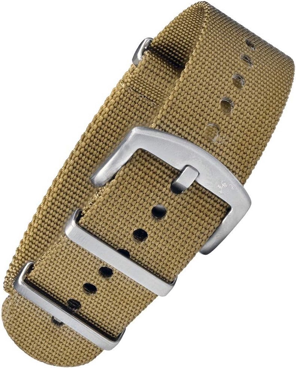 Nylon Horlogeband met Gespsluiting - Universele Maten (18 t-m 24 mm)
