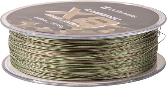 Ultimate Camopro X8 Braid Gevlochten Karperlijn 0.20mm/13.56kg (300m) - Gevlochten Lijn van Merkloos — afbeelding 3