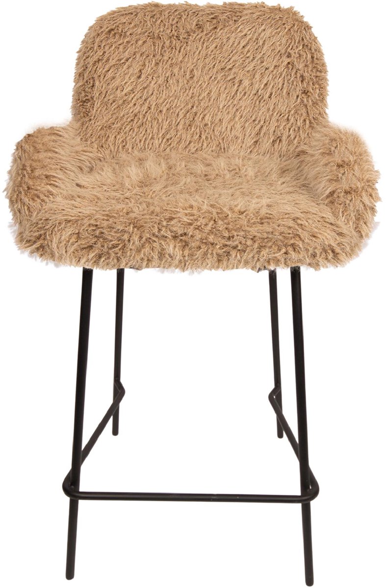 PTMD Barkruk Leander - Bruin - 54x52x94cm