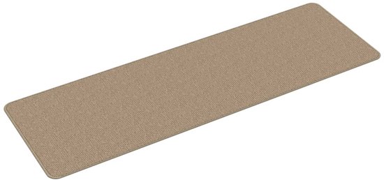 vidaXL Tapis de passage 50 x 150 cm Aspect sisal Couleur sable