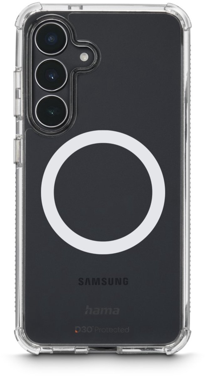Hama hoesje geschikt voor Galaxy S25 FE - Extreme Protect magnetisch - Transparant