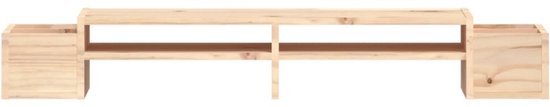 vidaXL Support d'écran 100 x 27,5 x 15 cm Bois de pin massif