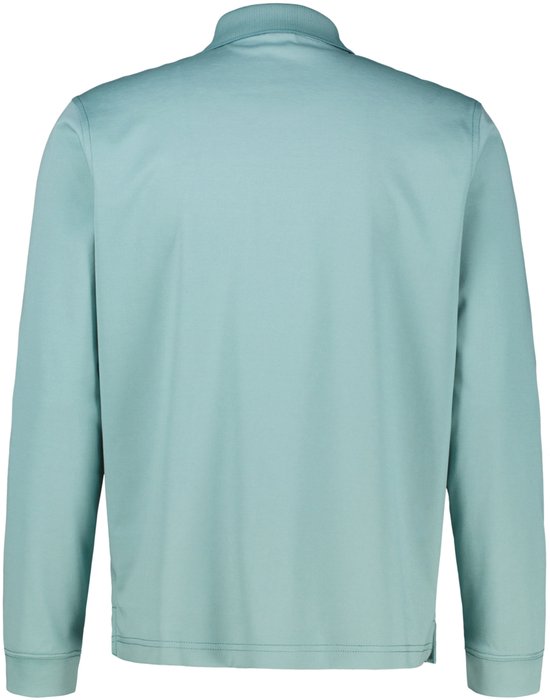 Polo Lerros à manches longues avec poche poitrine en mélange de coton 25d4211 465, taille homme 3XL