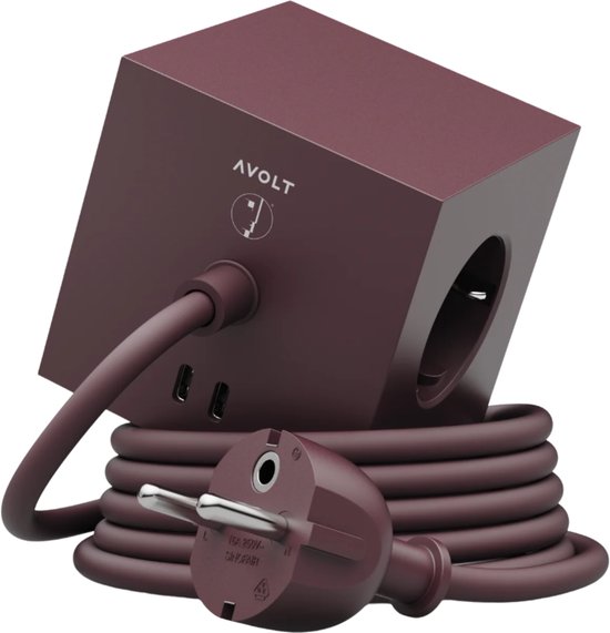 AVOLT Square 1 stekkerdoos Gotland Grey