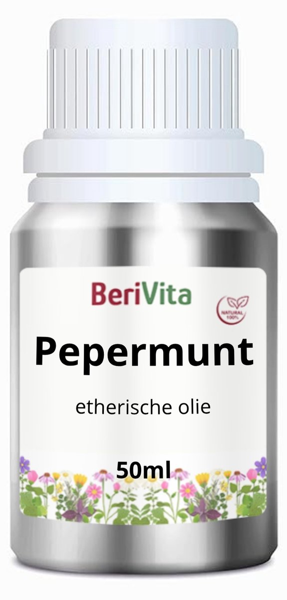 Pepermuntolie 50ml - Pure Etherische Pepermunt Olie van Muntplant