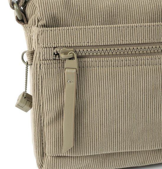 Hedgren sac à épaule bandoulière Inner City Eye Shoulder Bag RFID Corduroy String Beige taupe