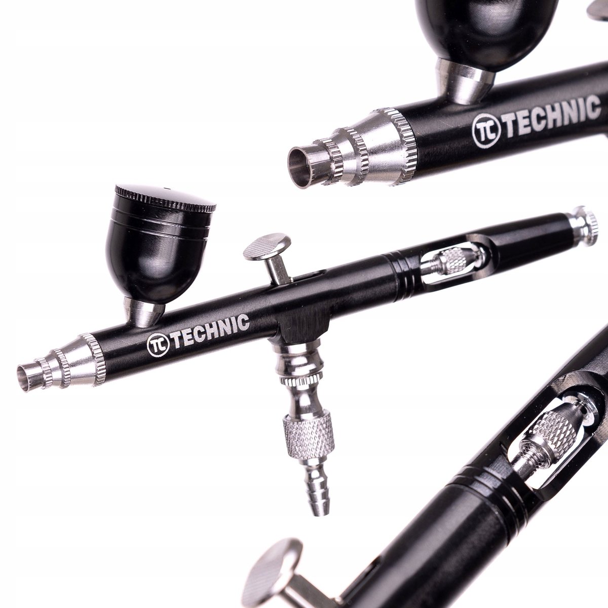 Aerograaf B-130P Double Action Zwart 0,3mm voor Modelbouw