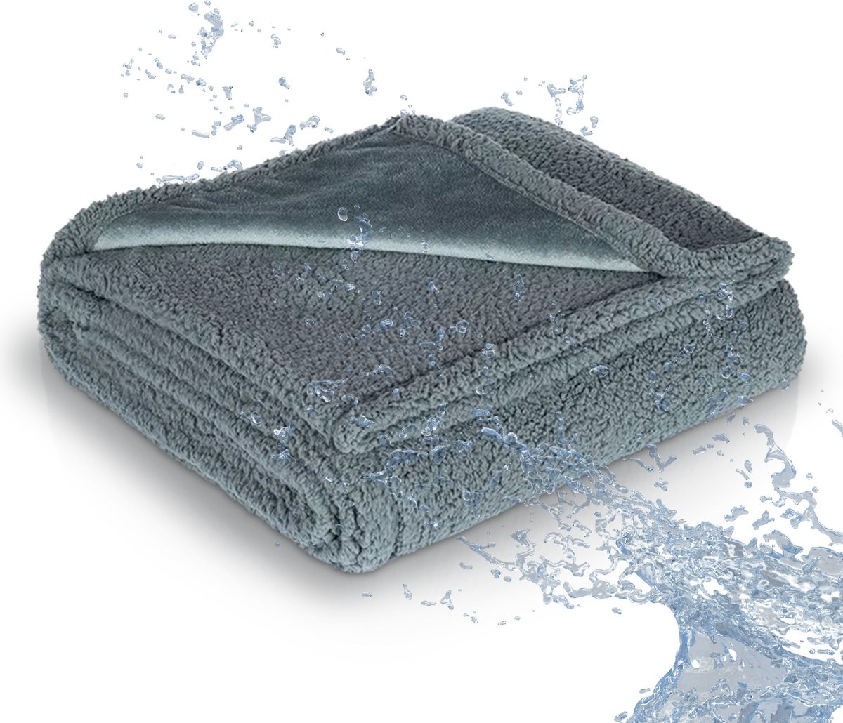 Medure Love Blanket - Waterdichte Deken - 165x145cm - Grijs - Sex Bed - 100 Date Night - Erotiek