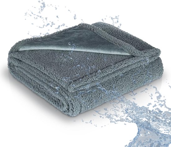 Couverture Medure Love - Couverture imperméable - 165 x 145 cm - Grise - Lit érotique - 100 nuits romantiques - Érotisme