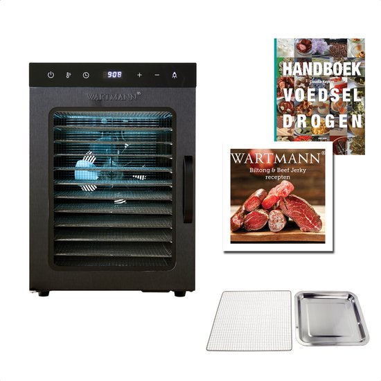 Ziva Zephyr ST voedseldroger RVS 6 drooglades