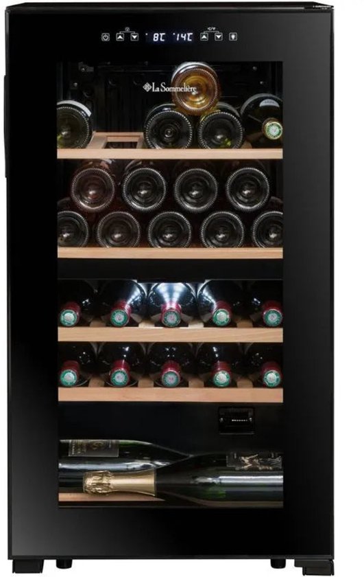 La Sommeliere Wijnkoelkast - SLS32DZBLACK - 2 Zones - La - €506,30