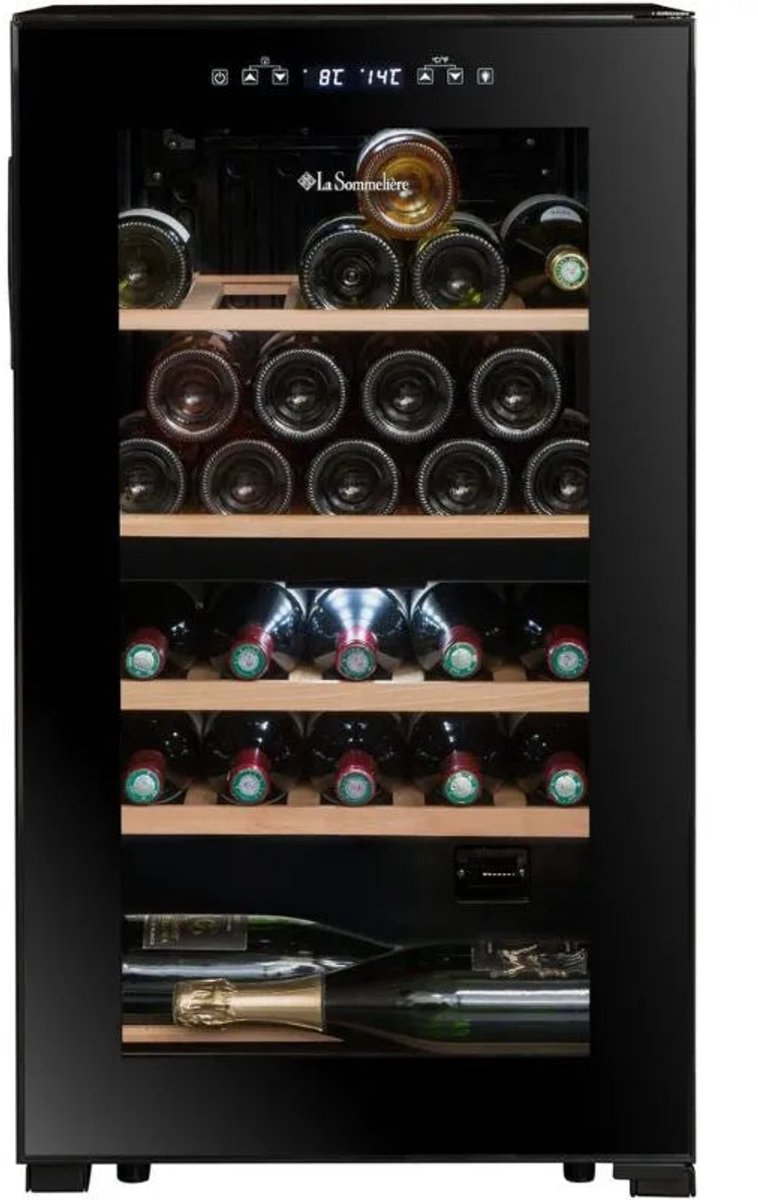 La Sommeliere Wijnkoelkast - SLS32DZBLACK - 2 Zones - La - €469,00