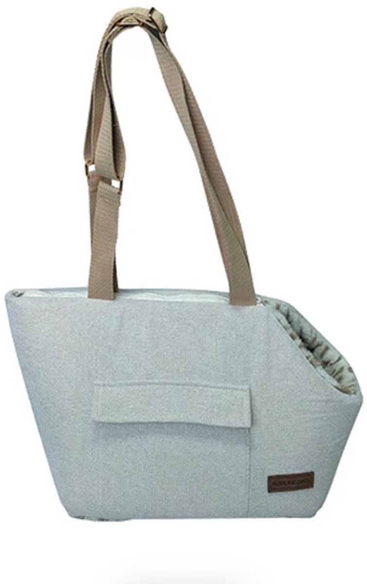 Animal Boulevard Sophia Honden Draagtas Snowleopard - Maat XXS: 36x25x25 cm