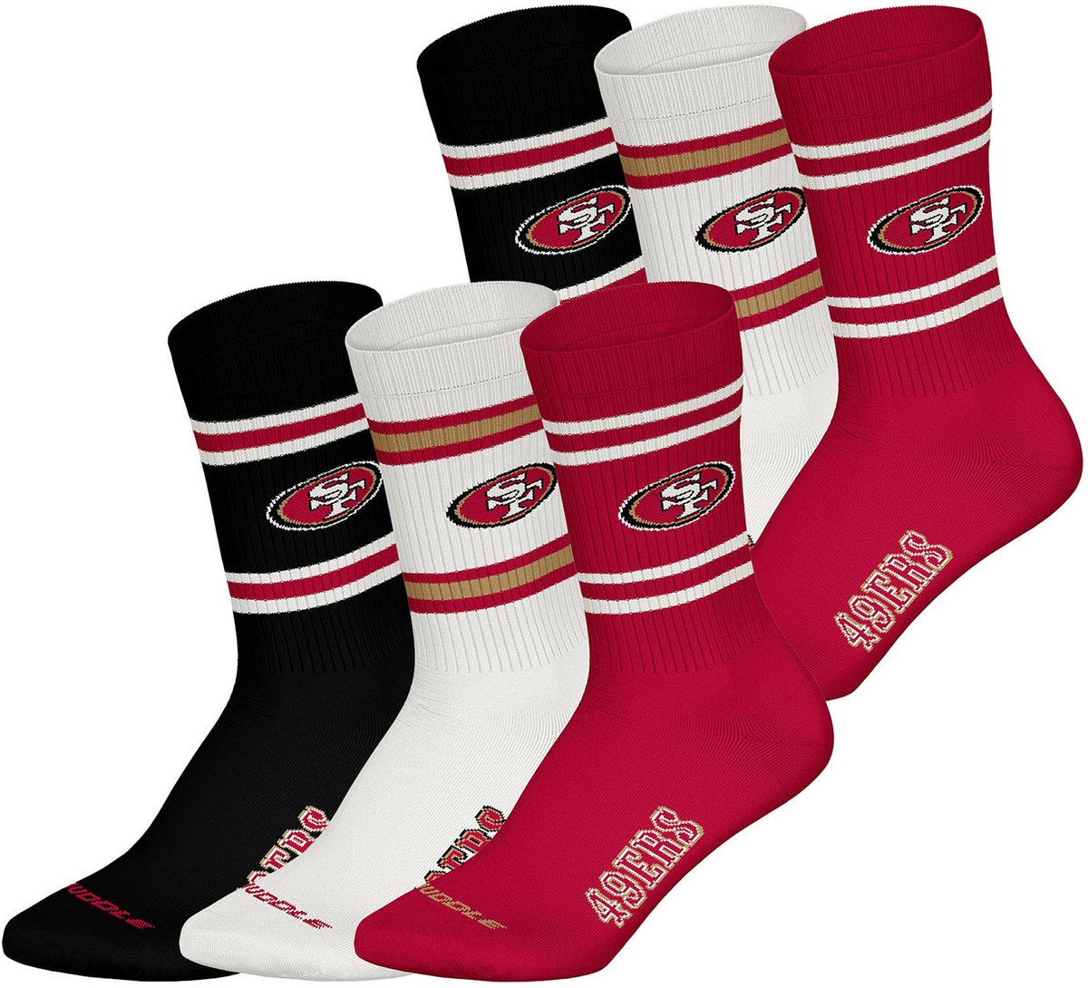 Huddle Freizeitsocken San Francisco 49Ers Crew