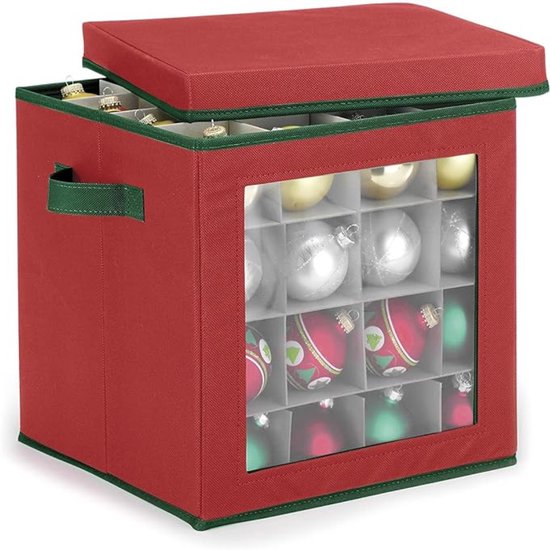 UITVERKOOP: Kerstballen In Handige Opbergbox Aanbieding