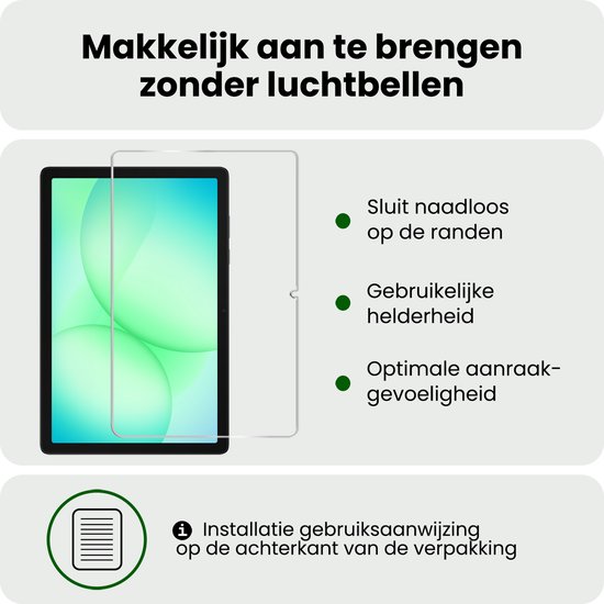 Hoesje Geschikt voor Samsung Galaxy Tab A11 Plus / A9 Plus - Met 2x Screenprotector - Kinderhoes Shockproof Bumper - Kidsproof Case - Tablet Hoes - Kinder Hoes Cover - Zwart