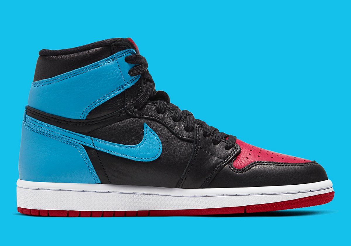 Nike Nike Air Jordan 1 Retro High OG - Sneaker - Zwart/Blauw/Rood