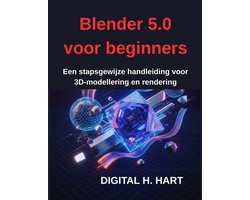 Omslag van Blender 5.0 voor beginners