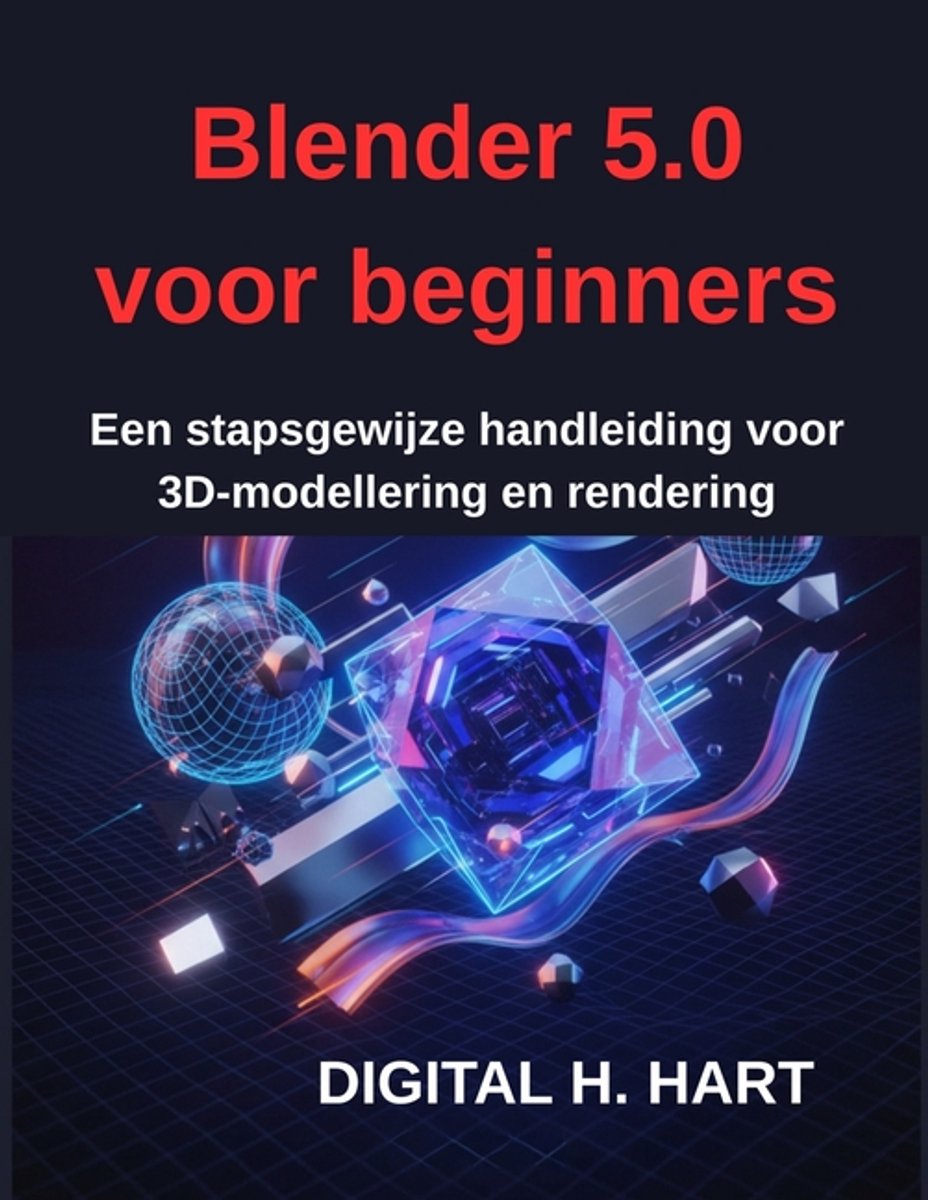 Omslag van Blender 5.0 voor beginners