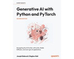 Omslag van Generative AI with Python and PyTorch - Second Edition: Navigating the AI frontier with LLMs, Stable Diffusion, and next-gen AI applications