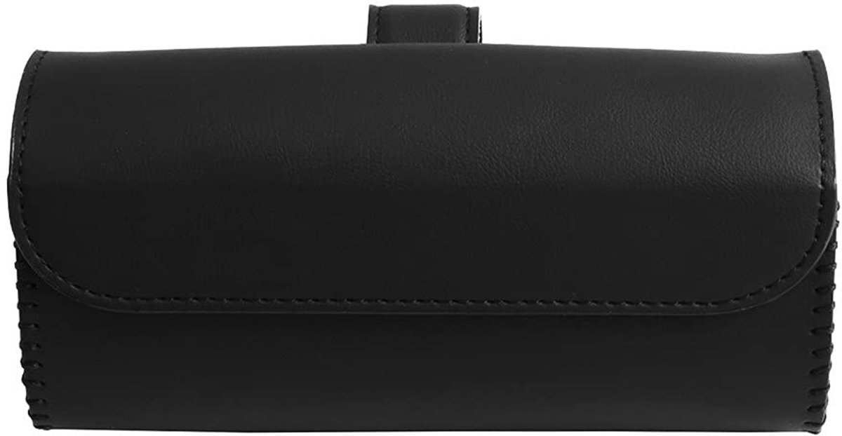 x Autobrillenkoker PU leren brillenkoker Brillenorganizerbox Zonnebrillenopbergdoos met magnetische sluiting voor auto, SUV, camper en vrachtwagen