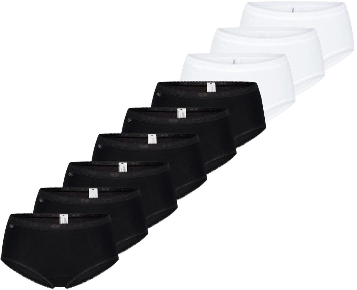 sloggi Dames midi slip 9 pack Basic+