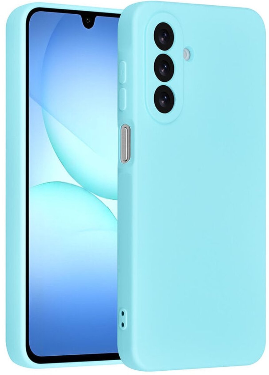 TUNIQ Back cover - Galaxy A17 - Koraalblauw - Slank design met opstaande randen