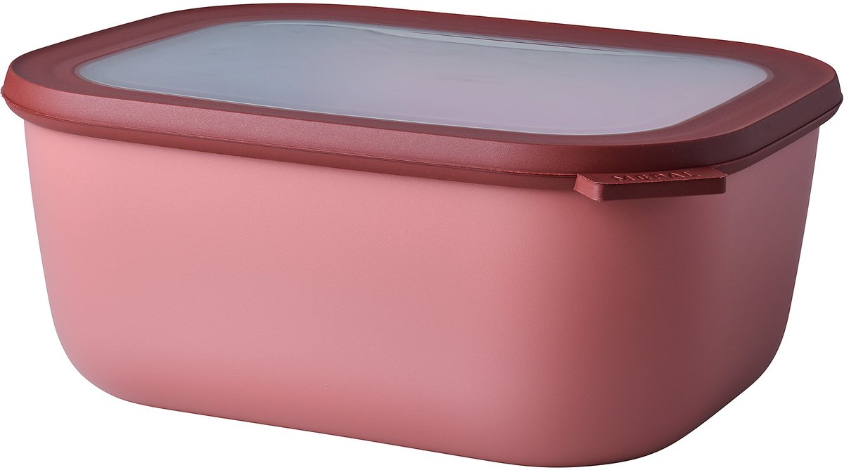 Mepal - Multikom Cirqula vershouddoos - 3000 ml - Rechthoekig - Vivid mauve