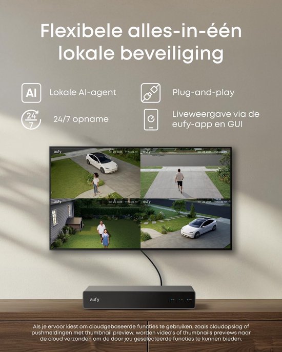eufy S4 Max PoE Camera Systeem met NVR - PTZ Bewakingscamera�s — afbeelding 4