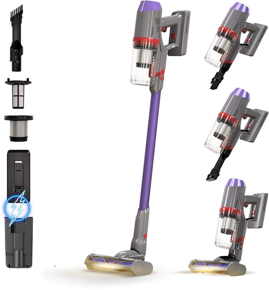 TurboTronic C27 Steelstofzuiger met kruimeldief zonder zak - TurboTronic - €79,95