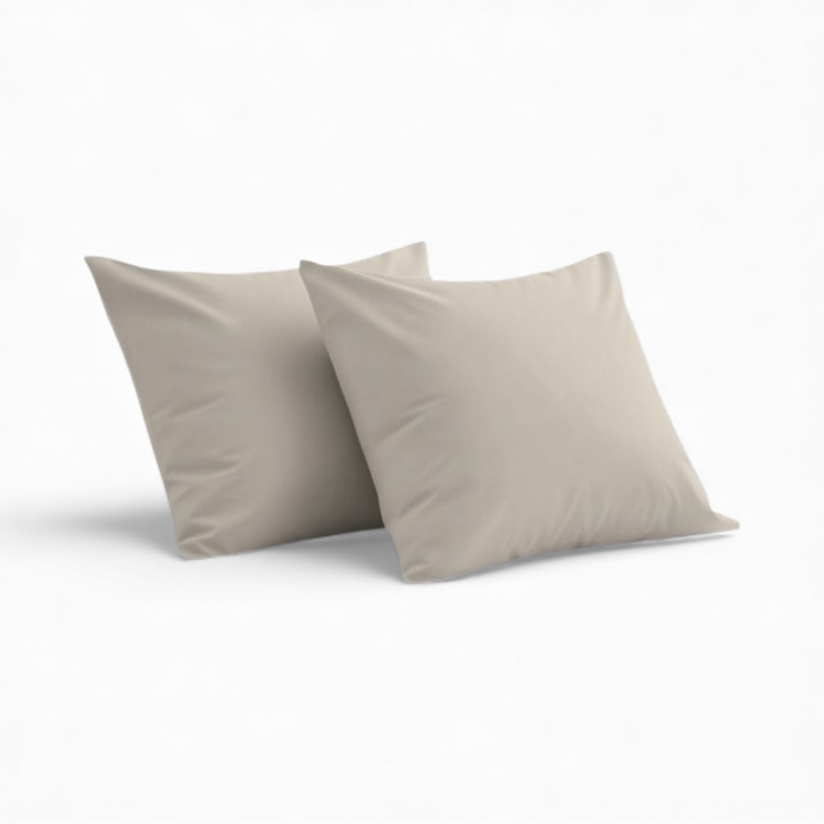 Kasteel - Kussenslopen - 60x70 cm - Grijs - 100% Katoen - Set Van 2 Stuks