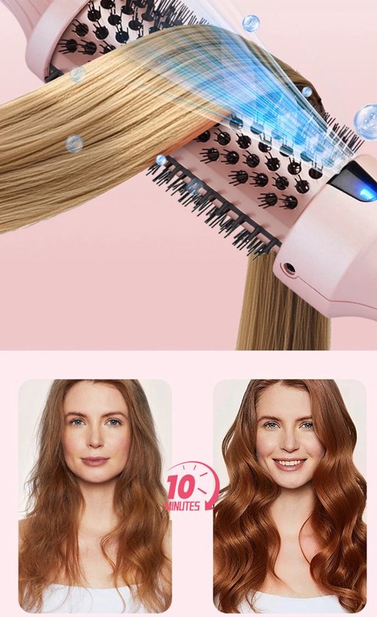 Nieuwe pluizige kam - steil haarkam, krultang, steil - afbeelding 3