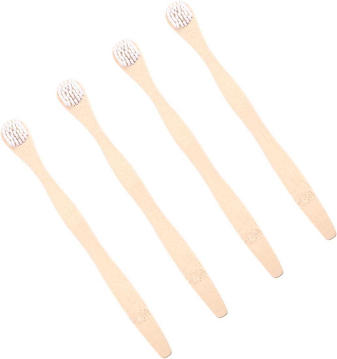 4x Bamboe Tongreiniger Set voor Frisse Adem en Optimale Mondhygiëne