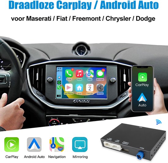 Draadloze CarPlay Adapter voor Toyota Corolla Cross 2022 2023, Plug & Play, Snelle Automatische Draadloze CarPlay Adapter voor Toyota Corolla Cross 2022 2023, Plug & Play, Snelle Automatische