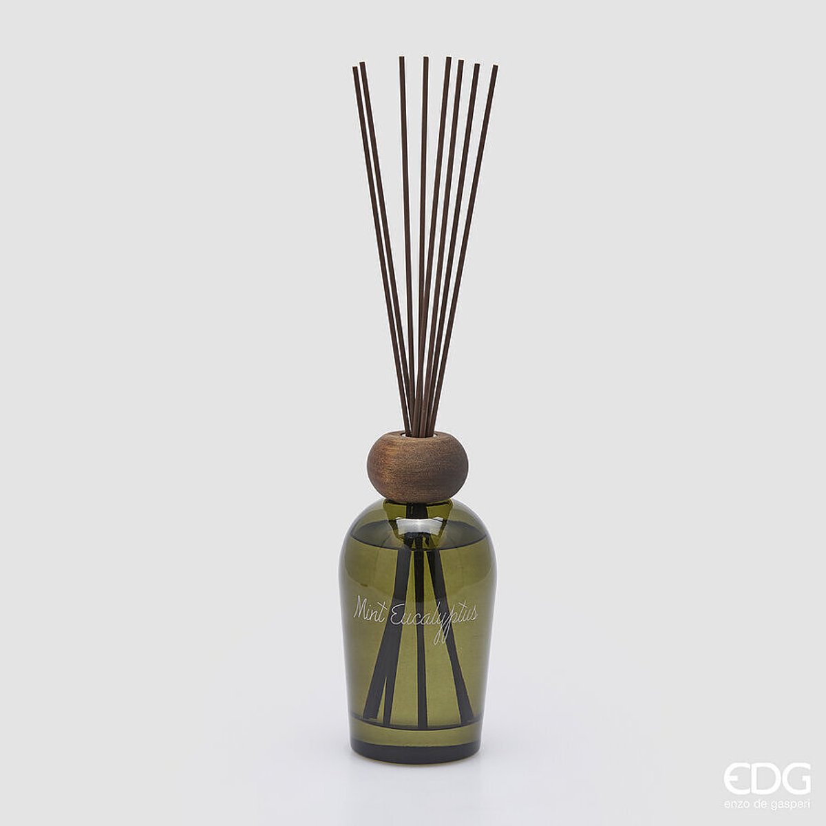 EDG Enzo De Gasperi Geurstokjes opaalglas Munt Eucalyptus 500ml H18.5