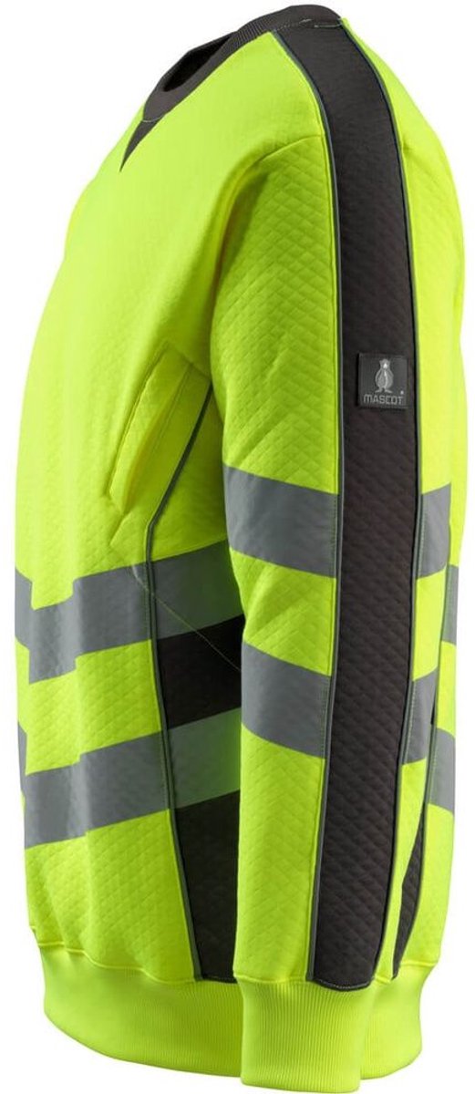 Mascot Safe Supreme Sweatshirt 50126-932 - hi-vis geel/donkerantraciet - XL