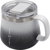 Thermische mok 473 ml (16oz)-95% gerecycled roestvrij staal-Staalgrijs 'Chubby Mug 16'