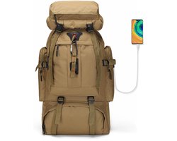 Wishdor Ultieme 80L Outdoor Avonturenrugzak – Grote Capaciteit, Uitgebreide Opslag en Duurzaam Comfort voor Trektochten en Reizen