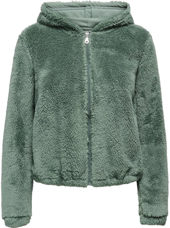 ONLY PLAY ONPCAS-FLUF HOOD FZ LS SWT Sweat-shirt Femme - Taille L