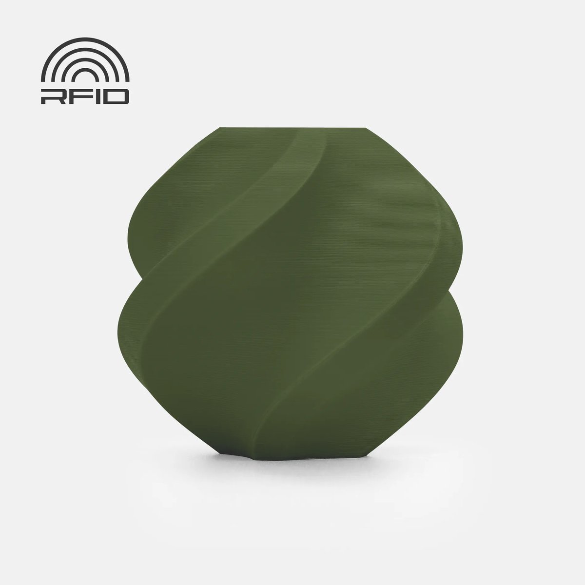Bambu Lab PLA Matte – Donkergroen – Refill - 1,75 mm – RFID – Matte Premium Afwerking – Makkelijk te Printen