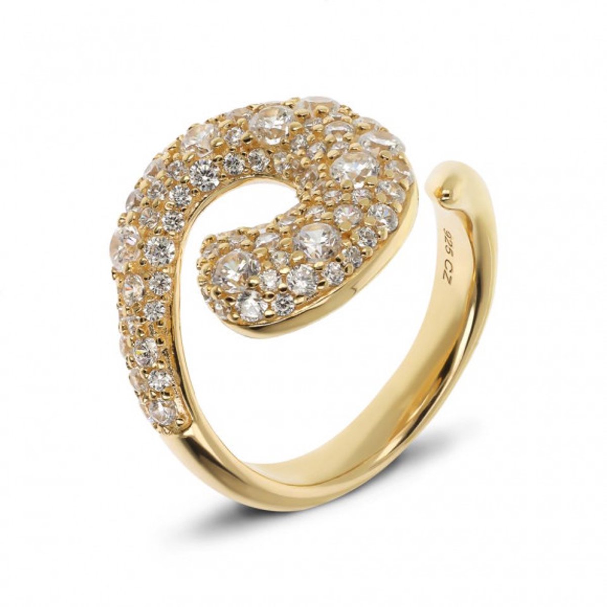 Bronzallure Golden-Pave' Ring WSBZ02445Y.WR-16 Brons 56