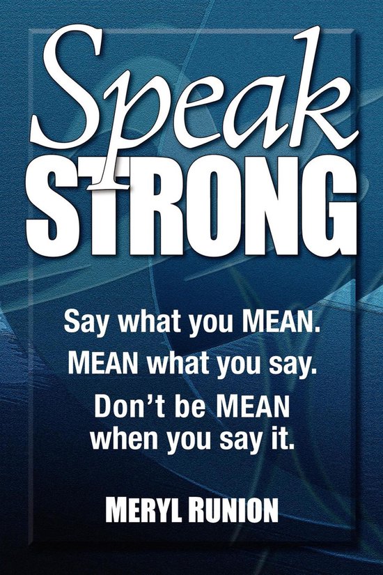 Speak Strong - cover
