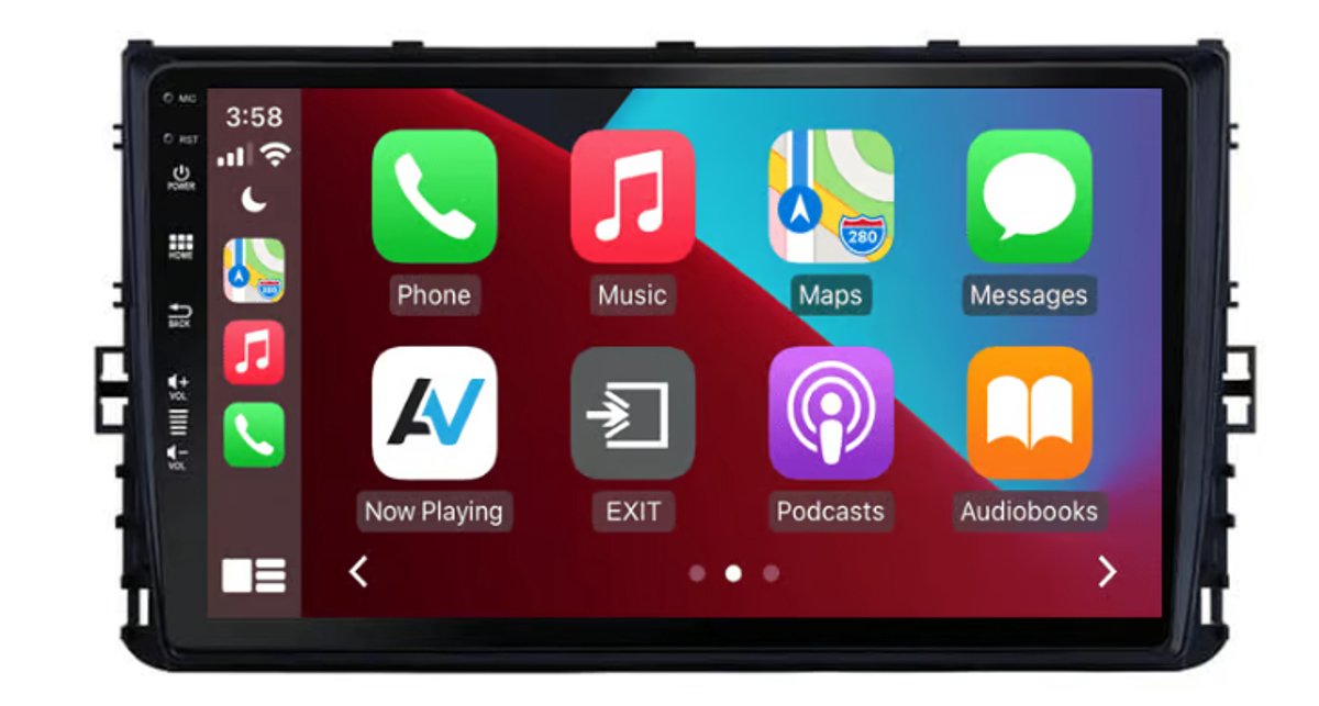 Apple CarPlay & Android Auto Autoradio met DAB+ voor Volkswagen Transporter T6.1, T-cross