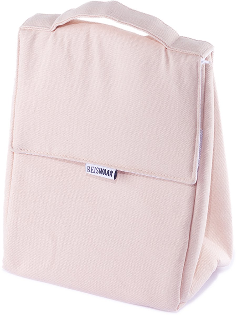ReisWAAR Lunchbag - Poederroze - Katoen